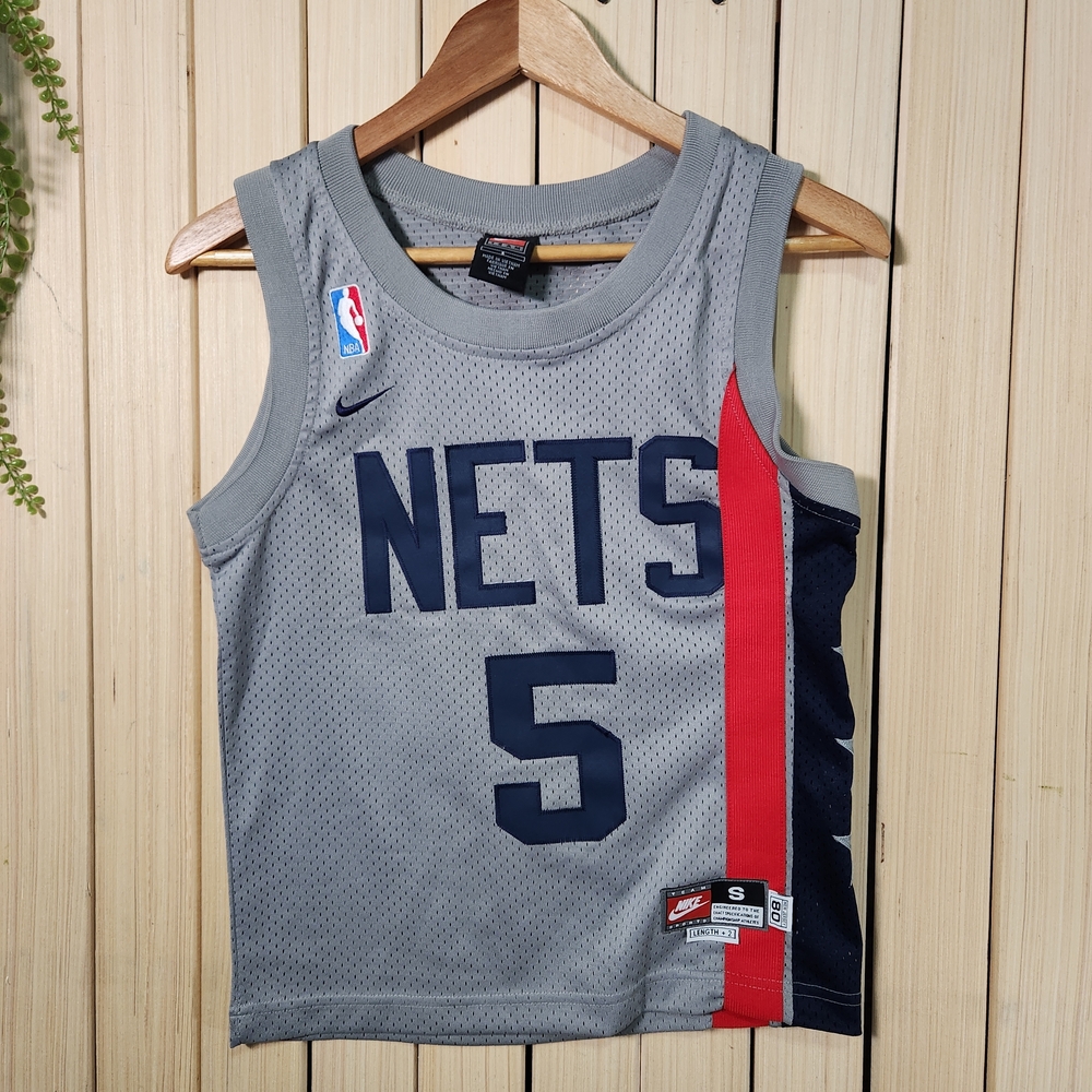 Nike Jersey YOUTH Rare Vintage Rewind Throwback NBA Nets Jason Kidd Size S